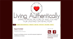 Desktop Screenshot of livingauthentically.org